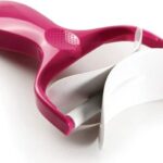 גלגלת פלסטיק אובלי 8 ס"מ עם חור