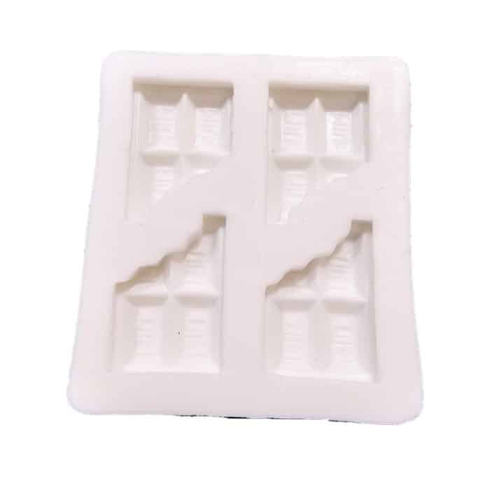 ⁦תבנית סילקון הטבעה קוביות שוקולד⁩ – תמונה ⁦2⁩