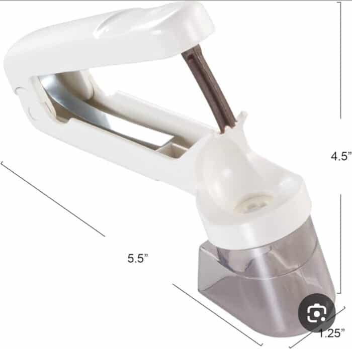 ⁦חולץ חרצנים לדובדבנים וזיתים עם תא אחסון נשלף לחרצנים⁩ – תמונה ⁦3⁩