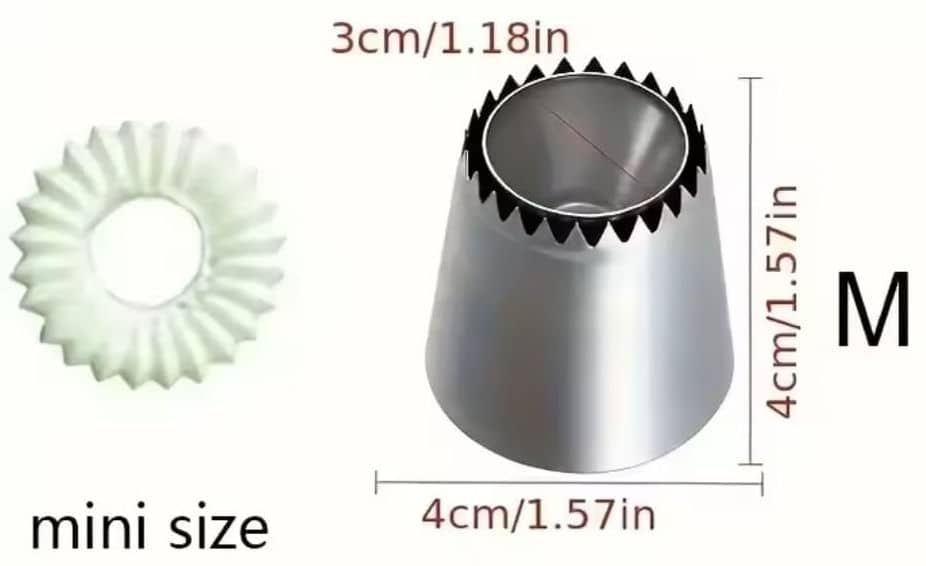 M צנטר סולטן נירוסטה 4.6*3.7 ס"מ – תמונה 1