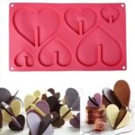 תבנית סיליקון לבבות משתלבים