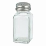 מלחייה זכוכית מרובעת ראש נירוסטה