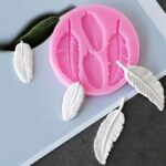 תבנית סילקון הטבעה עלי נוצה