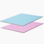 תחתית משטח ורוד/תכלת מרובע 35/35 סמ