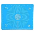 041 - משטח סיליקון עם מידות כחול/ורוד, 50*40 ס"מ