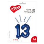 בלון מילר 13 כחול רוייאל לניפוח עצמי
