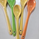 6 כפיות צבעוניות קרמיקה