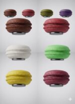 מגנט בצורת מקרון/חיות