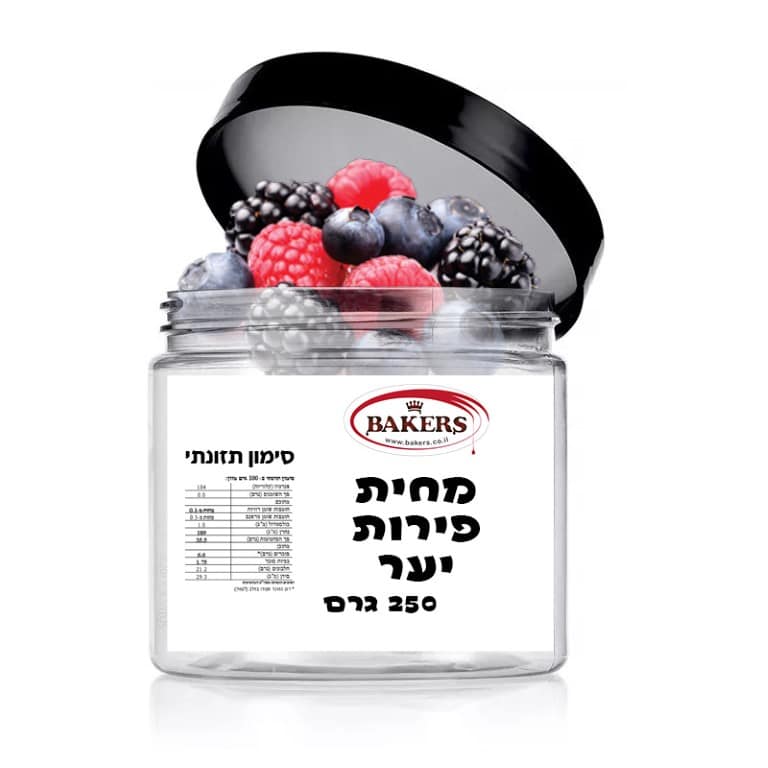 מחית פירות יער 200 גרם פירות יער פסטה – תמונה 1