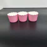 חב' 40 עטרות קרטון לאפיה 6/4.6 ס"מ-ורוד ביבי