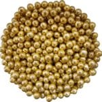 סוכריות פנינים זהב 4 ממ 100 גרם