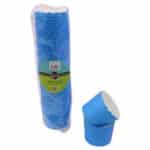 חב' 50 עטרות קרטון לאפיה 7/5.5 ס''מ-כחול