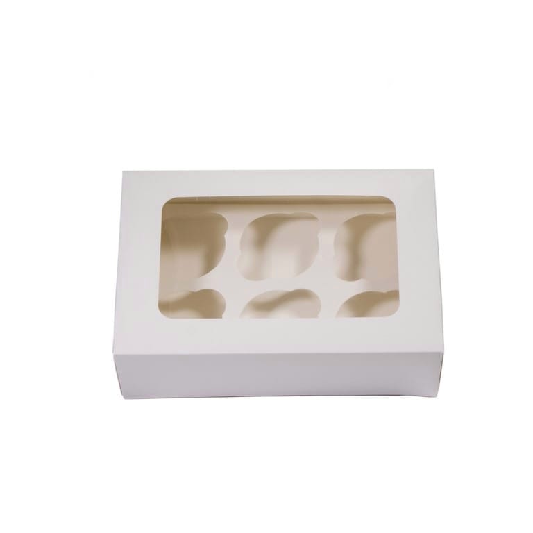 אריזה ל 6 קאפקייקס 25.5 17 8 סמ – תמונה 1