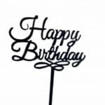 טופר לעוגה 627 HB שחור