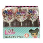 סוכריה על מקל לב LOL