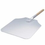 משוט לפיצה אלומניום ידית עץ 30*35*30 ס"מ