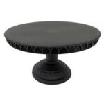 סטנד פלסטי על רגל ק-32.3 ג-16 סמ שחור