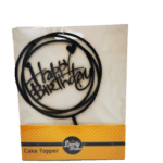 טופר לעוגה HB דאבל שחור דגם 2904