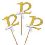 קיסם 12 גליטר זהב