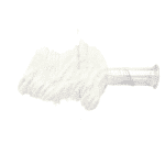 נצנצים לקישוט לבן שלג 508 במתקן פיזור