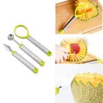 סט לקישוט פירות וירקות 3 חלקים