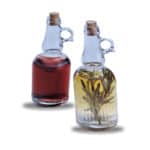 סט 2 בקבוקים לשמן/חומץ עם פקק שהם