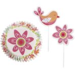 סט מנג'טים + קיסמים פרחי אביב