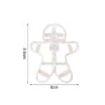 גינג'ר ברד מחייך 7.5-9.3 סמ עם טקסטרוה פנימית