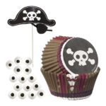 סט מנג'טים שודדי ים עיינים וקיסמים 24 סטים WILTON