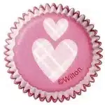 מנג'טים עם לבבות 100 יחידות Wilton ארה"ב