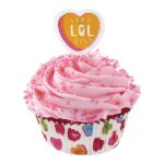 מנג'טים סוכריות + קיסם לב 5 ס"מ 24 יח' Wilton ארה"ב