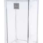 מיכל איכסון מרובע גדול שקוף