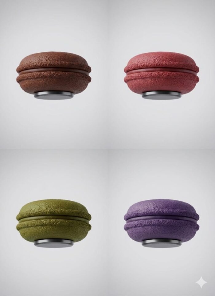 ⁦מגנט בצורת מקרון/חיות⁩ – תמונה ⁦2⁩