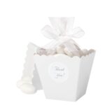 סט קופסה לפופקורן-לבן (50 יח') Wilton ארה"ב