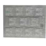 תבנית ציצית מזל טוב מפלסטיק