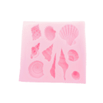 תבנית סיליקון הטבעה צדפות 8-7.5 סמ