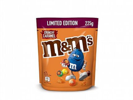 M&M עדשי שוקולד עם קרמל