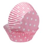 עטרות נייר ורוד נקודות לבן75 יח' וילטון ארה"ב