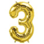 בלון מיילר 34 זהב ספרה 3