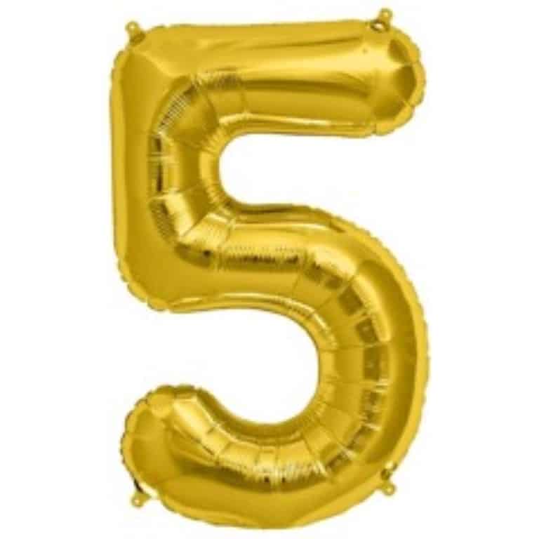 בלון מיילר 34 זהב ספרה 5 – תמונה 1