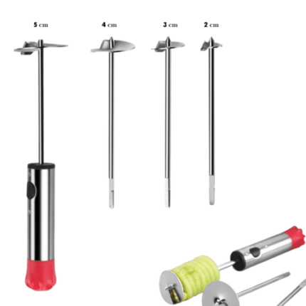 סט 4 יח מרוקן ירקות נירוסטה להכנת ממולאים