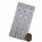 תבנית שוקולד פוליקרבונט כוסית מילוי מנג'ט 21 יח 7 גר 24*16 ממ