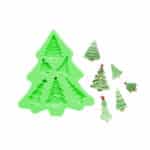 תבנית סיליקון ליצירת 6 עצי כריסמס