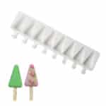 תבנית סילקון להכנת 8 יח' קרטיב דגם מיני מגנום משולש 4*7 ס"מ