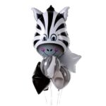 זר בלונים 8 יח HB זברה