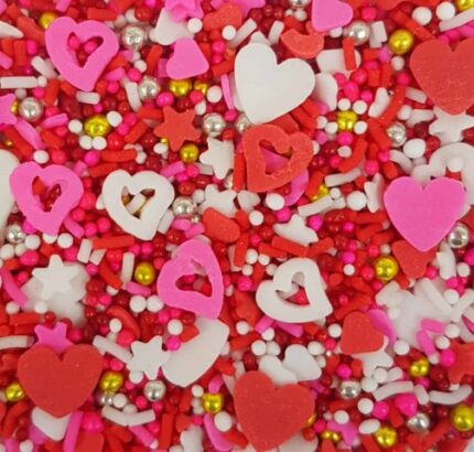 סוכריות לקישוט מיקס פנטזיה אדום 1 קג