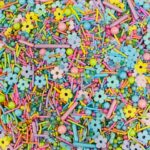 סוכריות לקישוט מיקס פנטזיה פרחים פסטל 1 קג