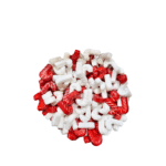 קנדי קריסמס אדום לבן מטאלי 70 גרם