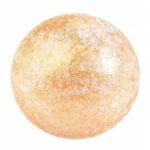 קישוט כדור זהב פנינה 27 ממ 8 יח