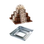 סט 3 תבניות מרובעות ליצירת עוגות קומות Wilton ארה"ב